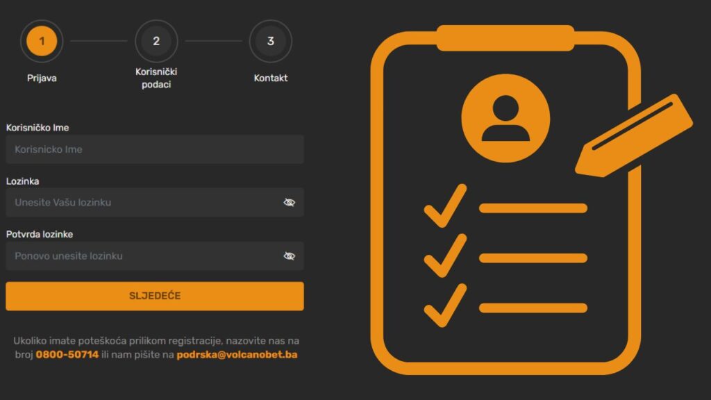 volcano bet registracija